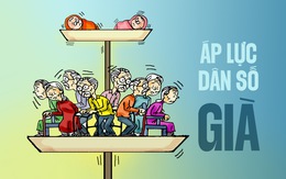 Áp lực dân số già: Người trẻ gánh còng lưng