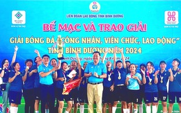 Hơn 400 người tham gia giải bóng đá công nhân, người lao động Bình Dương