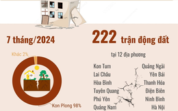 Việt Nam xảy ra 222 trận động đất nhỏ kể từ đầu năm 2024