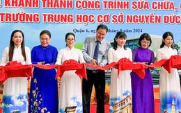 Quận 6, TP.HCM khánh thành sửa chữa trường học từ tiền đóng góp của nhân dân