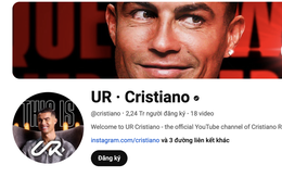 Bà con ơi Ronaldo có kênh YouTube riêng nè!