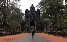 Bắt chước trò Temple Run, du khách chạy nhảy ở đền Angkor gây tranh cãi dữ dội