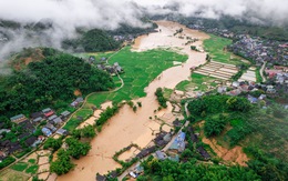 Bản làng ở Sơn La lại ngập lụt sau mưa lớn