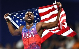 Chiến thắng kiểu Hollywood của Noah Lyles ở Olympic gây sốt trên mạng xã hội