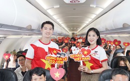 Muôn ánh sao vàng rộn ràng trên những chuyến bay Vietjet dịp kỷ niệm Quốc Khánh 2-9