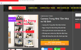 Đến lượt camera ngụy trang, siêu nhỏ được rao bán tràn lan