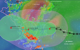 Bão số 4 mạnh cấp 8 đang hướng vào đất liền các tỉnh miền Trung
