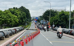 Người đi đường lúng túng với cách phân làn trên quốc lộ 1, Sở GTVT TP.HCM nói gì?