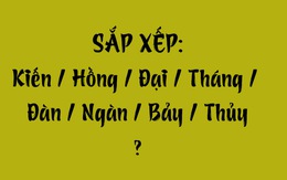 Thử tài tiếng Việt: Sắp xếp các từ sau thành câu có nghĩa (P124)