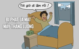 Đi làm đúng giờ có thể mất mấy tháng lương