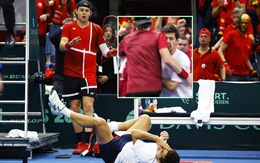 Tay vợt bị truất quyền thi đấu vì 'ăn vạ' tại Davis Cup