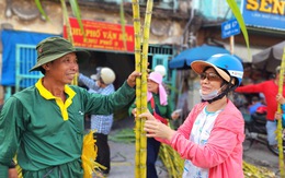 Hoan hỉ mua bán mía vàng trước ngày vía Ngọc Hoàng