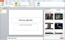 Tìm và chèn ảnh, clip YouTube vào slide PowerPoint