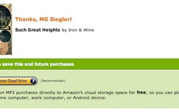Amazon mở kho nhạc "đám mây" miễn phí
