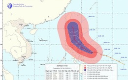 Bão SongDa mạnh cấp 12-13