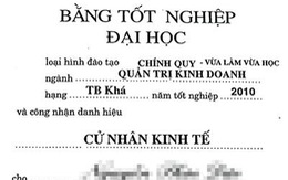 Cấp bằng chính quy cho người học tại chức