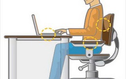 Các tư thế ngồi giúp người dùng máy tính không mỏi