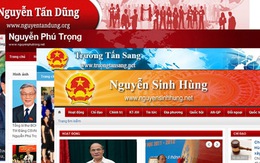 Tràn lan web mạo danh lãnh đạo