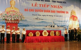 Thanh Hóa: Tiếp nhận đá chủ quyền Trường Sa