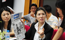 Đoàn báo chí Hàn Quốc thăm báo Tuổi Trẻ
