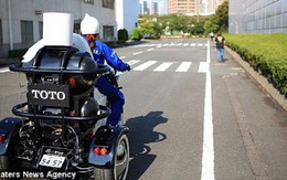 Xe máy Nhật chạy bằng "chất thải" của con người