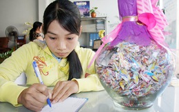 Cô gái khuyết tật và 1.000 hạc giấy