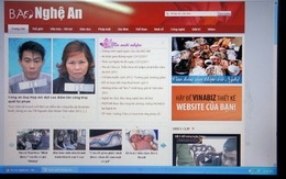 Website mạo danh báo Nghệ An tự xóa trắng trang