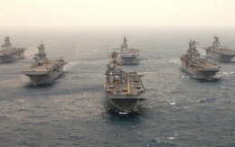 Mỹ đưa hàng loạt tàu sân bay đến gần Iran