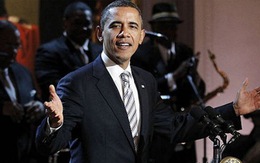 Clip tổng thống Obama "khoe giọng" tại Nhà Trắng