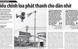 Cần loa phát thông tin hữu ích