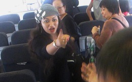 Một phụ nữ Việt "gây chiến" trên máy bay?