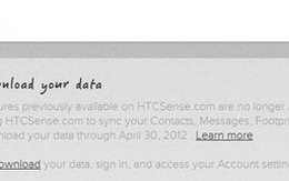 HTC đóng cửa dịch vụ lưu trữ trực tuyến