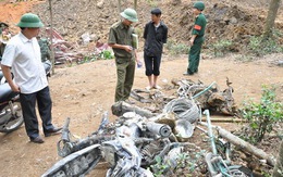 Sạt lở ở Thái Nguyên: tìm thấy ba xe máy