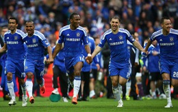 Hình ảnh mừng chiến thắng của Chelsea