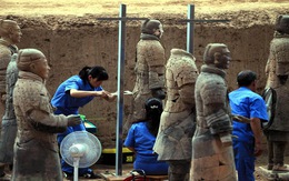 Trung Quốc khai quật chiến binh đất nung 2.000 tuổi