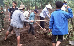 Tuổi trẻ Nam Trà My giúp dân khai hoang 3ha đất trồng lúa