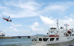 Tàu tuần tra Trung Quốc diễn tập với Mỹ