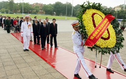 Lãnh đạo Đảng, Nhà nước viếng Chủ tịch Hồ Chí Minh