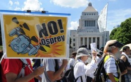 Nhật: 100.000 người biểu tình phản đối máy bay Osprey
