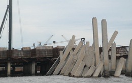 Sập cầu cảng tổng kho dầu khí Đà Nẵng