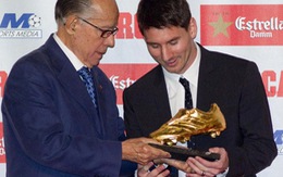 Messi nhận Chiếc giày vàng châu Âu