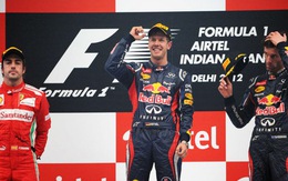 Kỳ tích của Vettel sau Grand Prix Ấn Độ