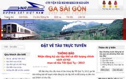 Chính thức bán vé tàu tết từ ngày 1-12-2012