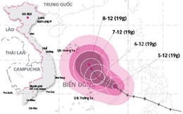 Bão số 9 di chuyển nhanh