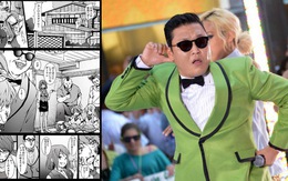 Psy thành nhân vật phản diện trong truyện tranh Nhật