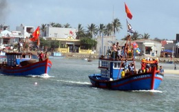 Ngư dân Sa Huỳnh đầu năm tiến ra biển Đông