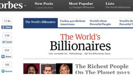 Forbes tính tài sản tỉ phú ra sao?