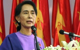 Bà Suu Kyi tái đắc cử chủ tịch đảng đối lập