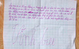 Một học sinh lớp 5 tự tử, để lại thư tuyệt mệnh?