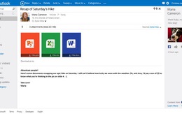 Outlook.com hỗ trợ các dịch vụ email khác